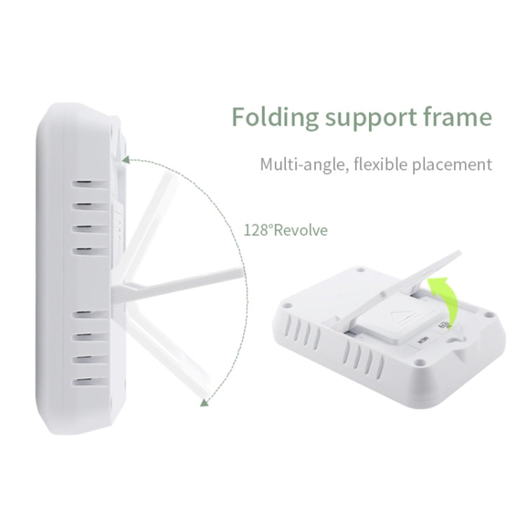 TS-FT0402 2-In-1 Home Wireless Digital Thermometer Wall-Mounted Greenhouse Thermometer, TS-FT0402