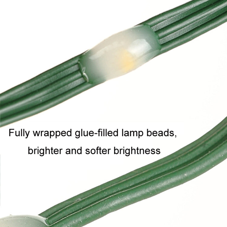 LED Llight String Outdoor Waterproof Christmas Holiday Garden Decoration, 10m 100 Light, 20m 200 Light, 30m 300 Light
