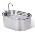 3.2L Stainless Steel Faucet Pet Water Fountain Quiet Cats Water Dispenser