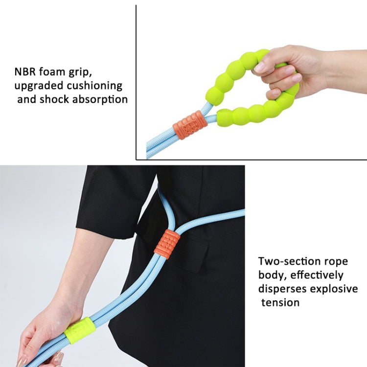 Explosion-Proof  Two-Stage Dog Leash With Foam Handle For Medium And Large Dogs