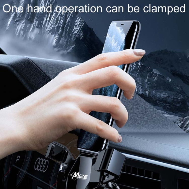 Car Snap-On Air Vent Gravity Cell Phone Navigation Mirror Holder