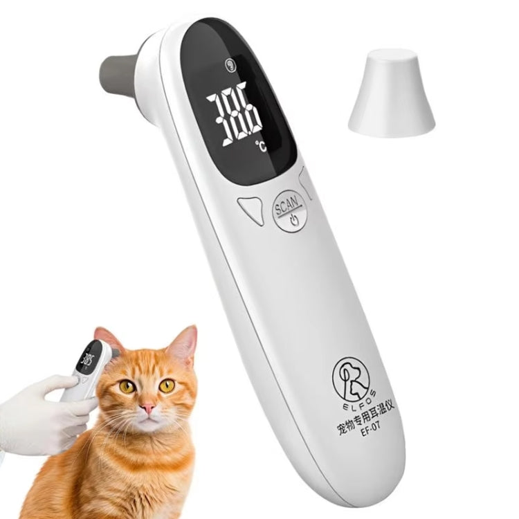 ELOFS EF-07 Pet Dog Cat Ear Digital Thermometer Accurate Infrared Measuring Animal Thermometer
