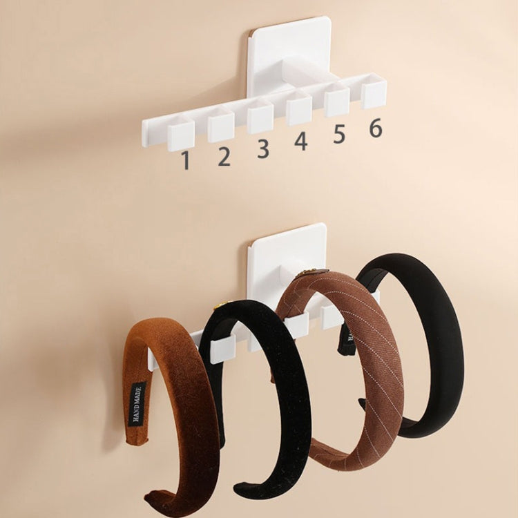 Punch-free Partition L-shaped Headband and Hair Accessories Storage Rack Hat Storage Shelf