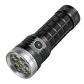 Aluminium Ring 8 Holes Straight Flashlight Outdoor Camping Flashlight, W5185