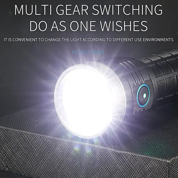 Aluminium Ring 8 Holes Straight Flashlight Outdoor Camping Flashlight, W5185