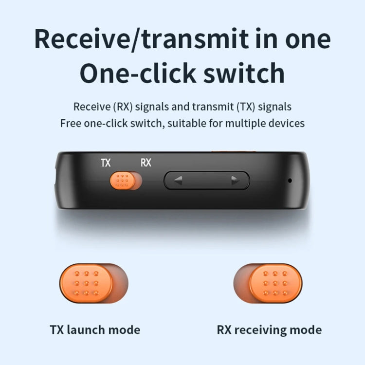 2-in-1 AUX Car Bluetooth Receiver Transmitter Hands-free Call Adapter Converter, 2-in-1