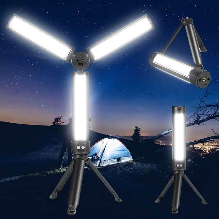 LED Foldable Overhaul Light With Stand USB Rechargeable Auto Repair Portable Worklight, E-SMARTER D37