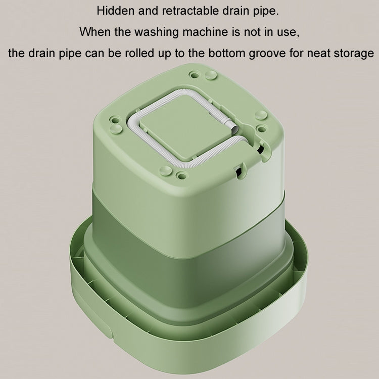 Fully Automatic Mini Foldable Washing Machine With Dehydration Function, EU Plug, UK Plug, US Plug, AU Plug