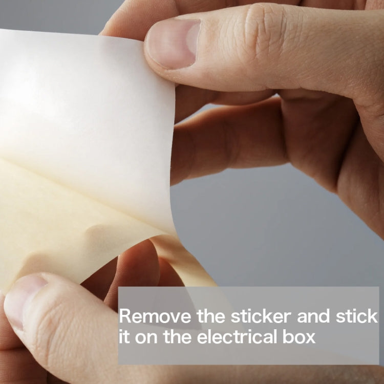 High-Voltage Electrical Box Hazard Warning Waterproof Sticker, 1pc 30x20cm, 2pcs /Set 15x10cm