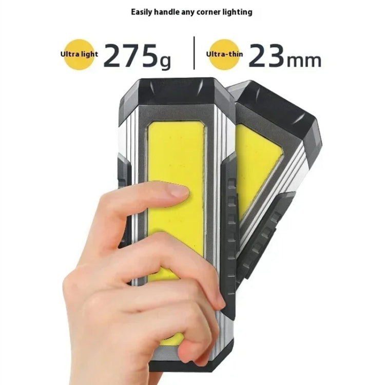 Flat Work Light LED Work Auto Repair Light USB Rechargeable Repair Light With Magnetic Attachment, KXK586