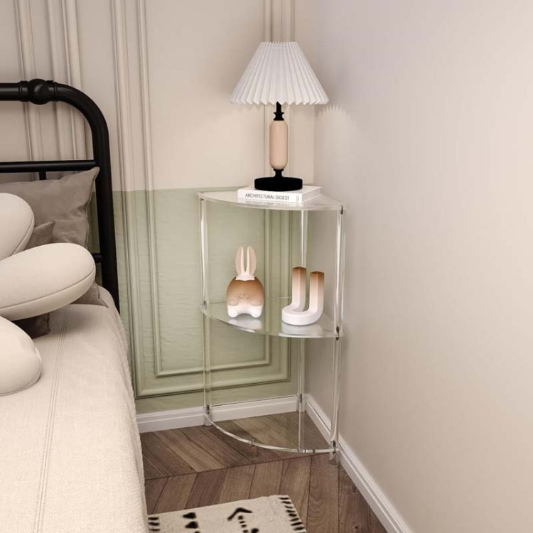 Acrylic 3-Layer Wall Corner Table For Living Room Bedroom Bathroom Placement Storage, YX141