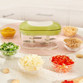 Hand-pushed Garlic Cutter Manual Food Processor Vegetable Chopper