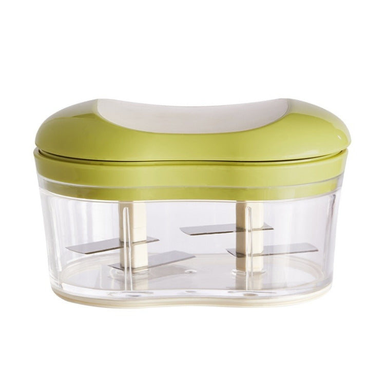 Hand-pushed Garlic Cutter Manual Food Processor Vegetable Chopper
