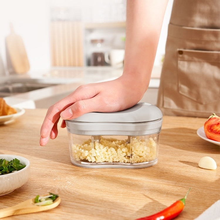 Hand-pushed Garlic Cutter Manual Food Processor Vegetable Chopper