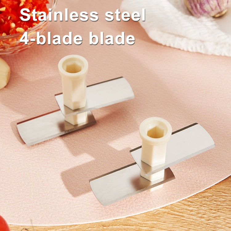Hand-pushed Garlic Cutter Manual Food Processor Vegetable Chopper