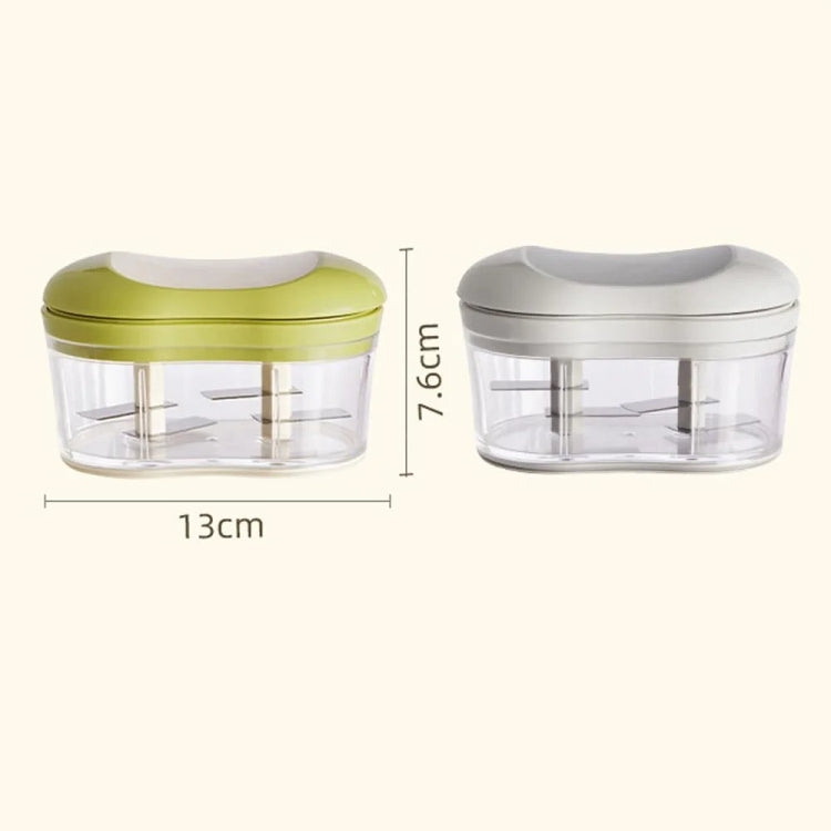 Hand-pushed Garlic Cutter Manual Food Processor Vegetable Chopper