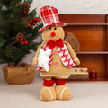 Christmas Decoration Ornament Gingerbread Man Retractable Window Figurine, Boy, Girl