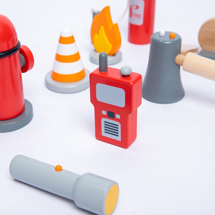 Children Simulation Fireman Set Role Play Educational Toy Firefighting Tools Scenario Cosplay Toy, Fireman