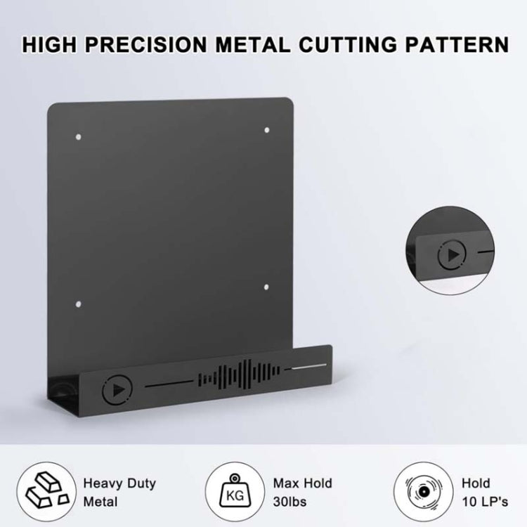 Vinyl Record Storage Wall Mounted Display Rack, YH011-1, YH011-2