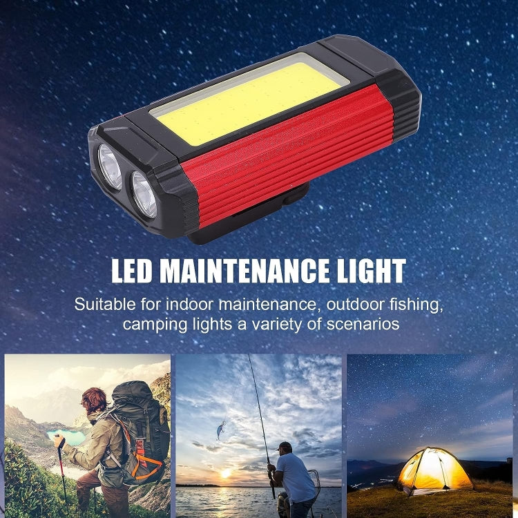 E-SMARTER K011 Bike LED Lamp USB Rechargeable Cycling Light COB Bright Flashlight