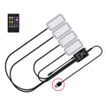 Eight-Color LED Voice Control Car Music Rhythm Atmosphere Light, 5V USB Remote Control, 5V USB APP, 5V USB APP + Remote Control, 5V USB With Switch Remote Control, 5V USB With Switch APP, 5V USB With Switch APP + Remote Control                         ...