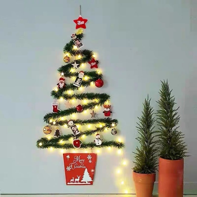 Christmas Rattan Lights DIY Wall Christmas Tree Festive Ambience Decoration Lights, 2m 20 Lights Electronic, 2m 20 Lights Battery, 3m 30 Lights Battery, 5m 50 Lights Battery, 10m 100 Lights Battery