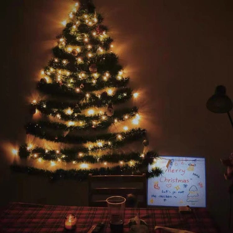 Christmas Rattan Lights DIY Wall Christmas Tree Festive Ambience Decoration Lights, 2m 20 Lights Electronic, 2m 20 Lights Battery, 3m 30 Lights Battery, 5m 50 Lights Battery, 10m 100 Lights Battery