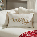 Christmas Pillowcase Holiday Decorative Cushion Cover, Pillow Core Not Included, 30x50cm