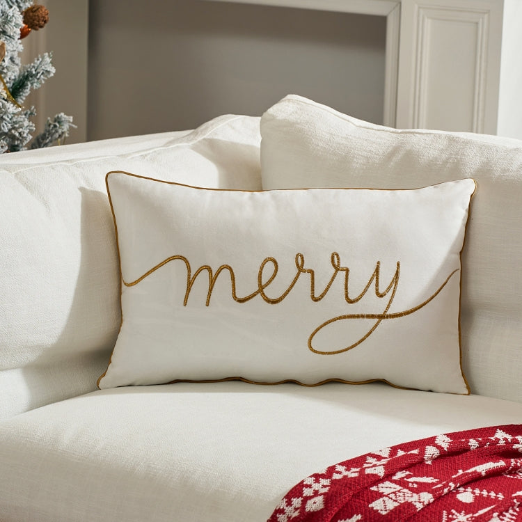 Christmas Pillowcase Holiday Decorative Cushion Cover, Pillow Core Not Included, 30x50cm