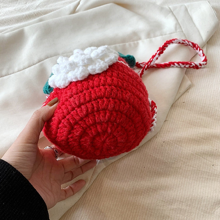 Christmas Finished Bag Santa Claus Woolen Knitting Bag