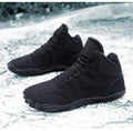 Warm Fur Lined Hiking Sneakers Waterproof Non Slip Snow Boot For Men and Women, 36, 37, 38, 39, 40, 41, 42, 43, 44, 45, 46, 47