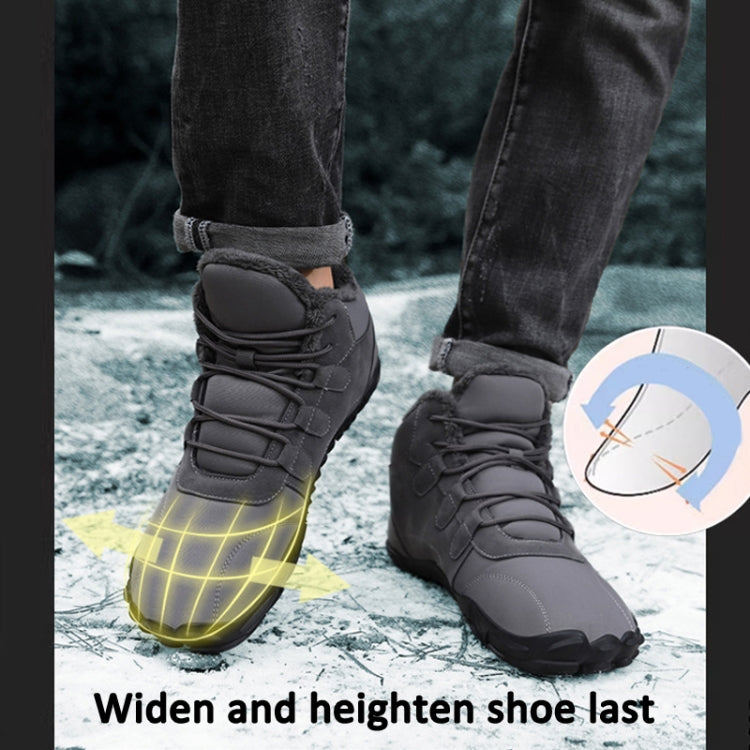 Warm Fur Lined Hiking Sneakers Waterproof Non Slip Snow Boot For Men and Women, 36, 37, 38, 39, 40, 41, 42, 43, 44, 45, 46, 47