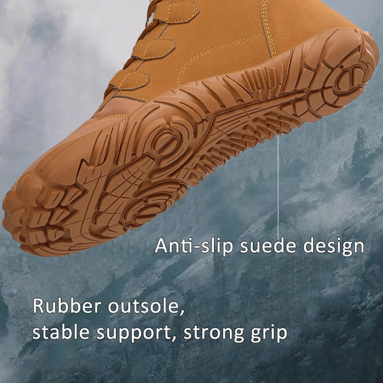 Warm Fur Lined Hiking Sneakers Waterproof Non Slip Snow Boot For Men and Women, 36, 37, 38, 39, 40, 41, 42, 43, 44, 45, 46, 47