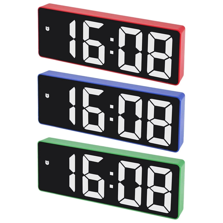 JX012 Multifunctional LED Electronic Clock Battery Plug-in Dual-purpose Bedside Alarm Clock