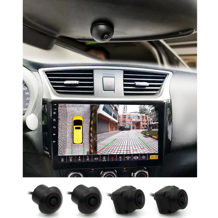 3D AHD1080P Switch 720P 360 Degree Panoramic Camera Imaging System Vehicle Camera
