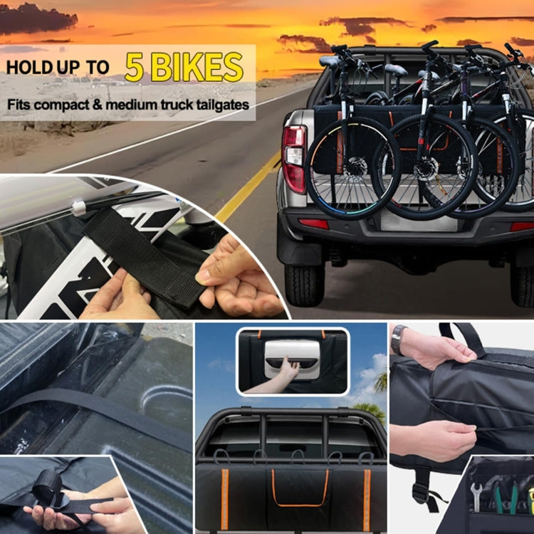 Pickup Truck Tailgate Bicycle Protection Cushion, 01 Black, 02 Mud Yellow