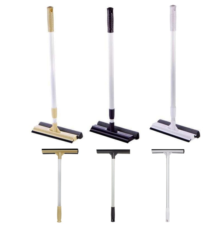 2-In-1 Household Double-Sided Glass Wiper Car Washing Cleaning Tool, Telescopic White, Telescopic Black, Telescopic Yellow, Straight White, Straight Yellow, Straight Black
