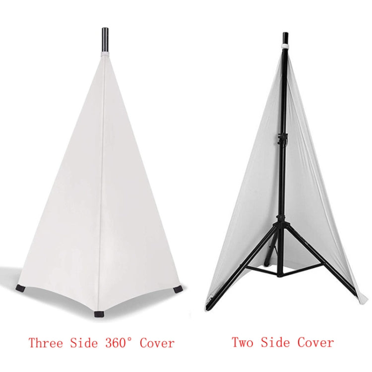 Stage Light-blocking Adjustable Speaker Stand Cover, Two-sided, Three-sided