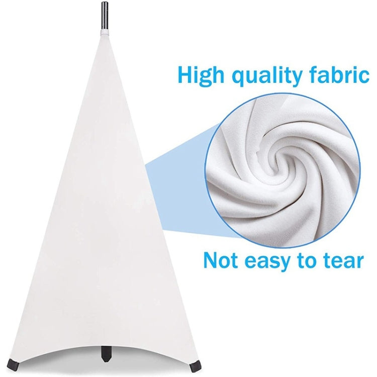 Stage Light-blocking Adjustable Speaker Stand Cover, Two-sided, Three-sided