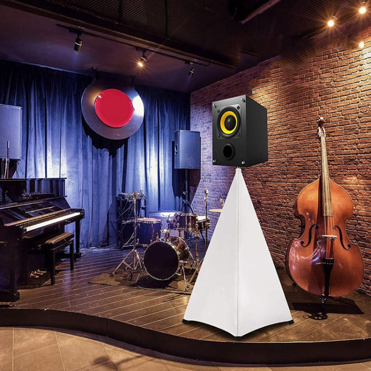 Stage Light-blocking Adjustable Speaker Stand Cover, Two-sided, Three-sided