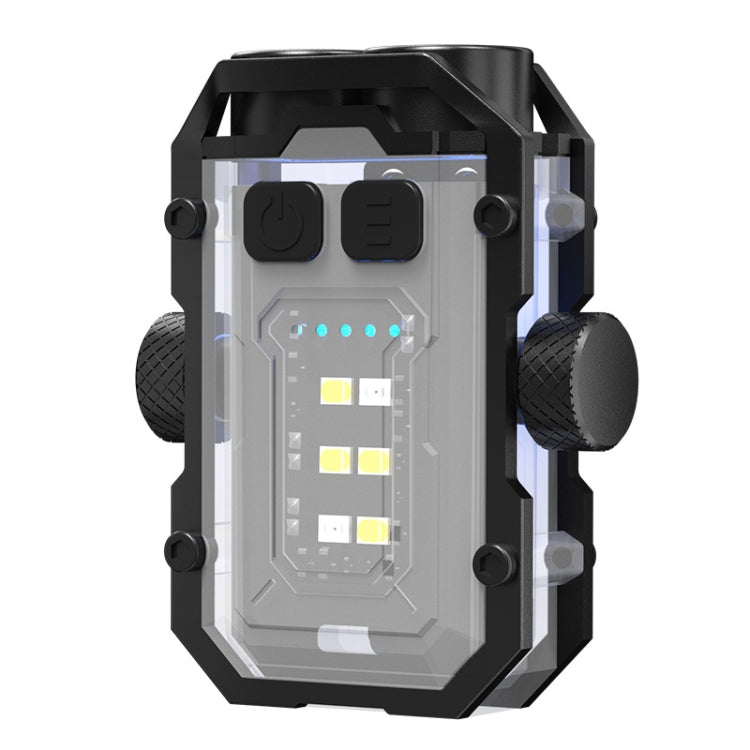 E-SMARTER YSD01PRO Mini Keychain Light Decompression Fingertip Gyro Bottom Magnetic Multi-Speed Adjustable Cap Clip Lights, YSD01PRO