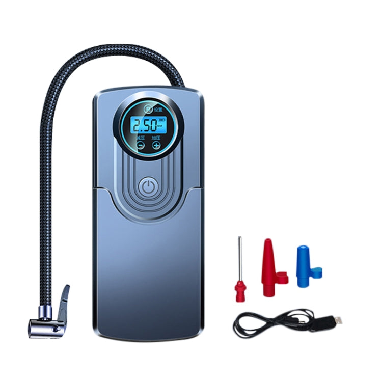 Car Portable Mini Digital Display High Power Multifunctional Inflatable Pump, Wireless, Wired