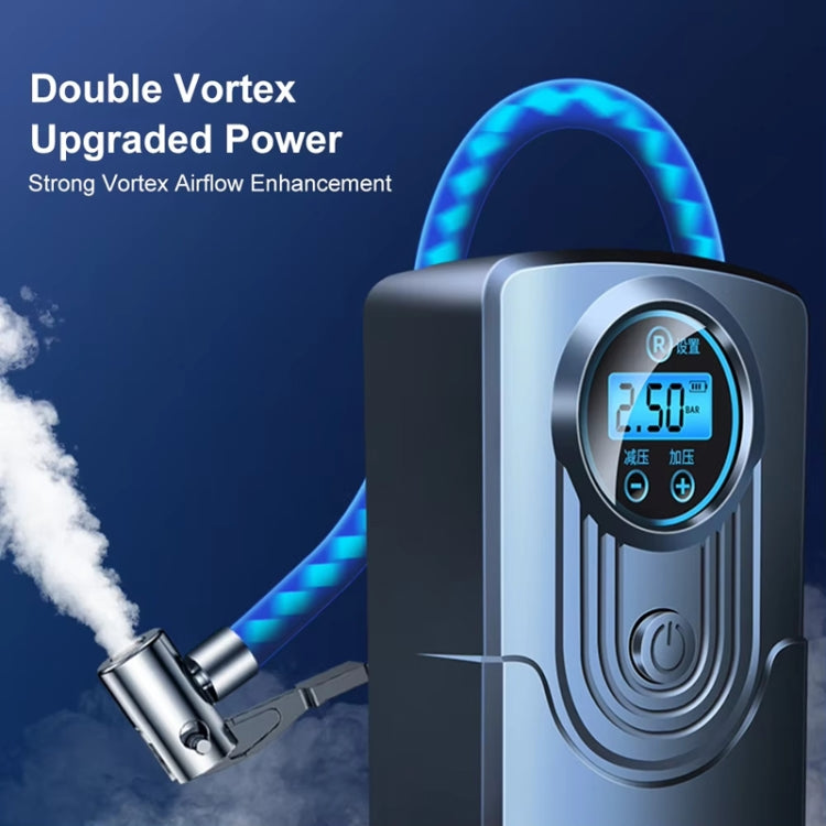 Car Portable Mini Digital Display High Power Multifunctional Inflatable Pump, Wireless, Wired