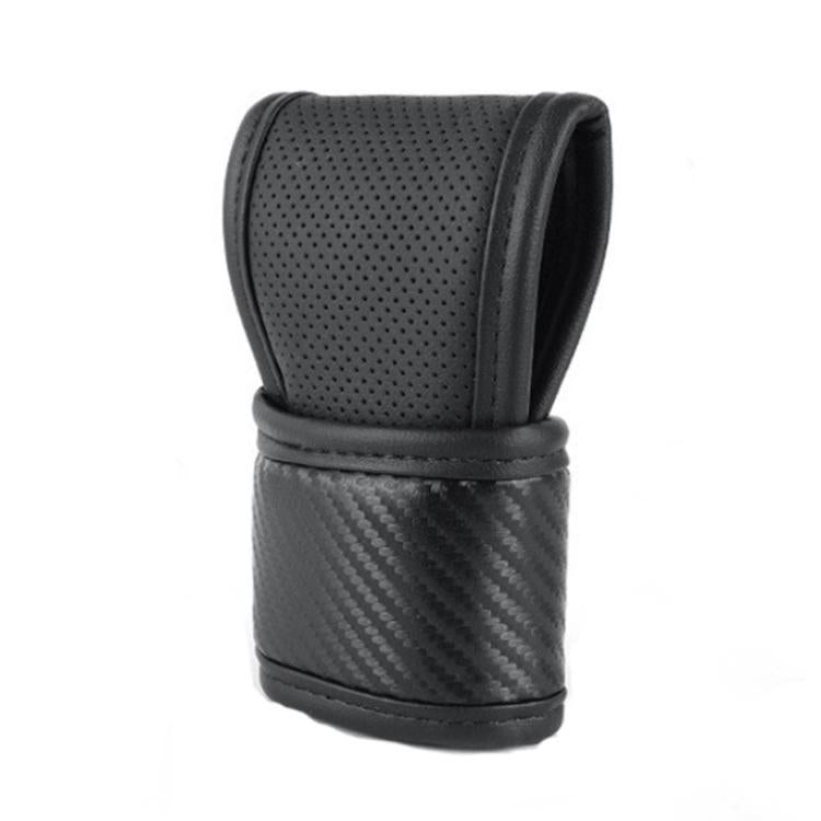 Car Automatic Universal Perforated Breathable Cowhide Side Opening Shift Cover, A-Black, A-Wine Red, A-Brown, B-Black, B-Wine Red, B-Brown