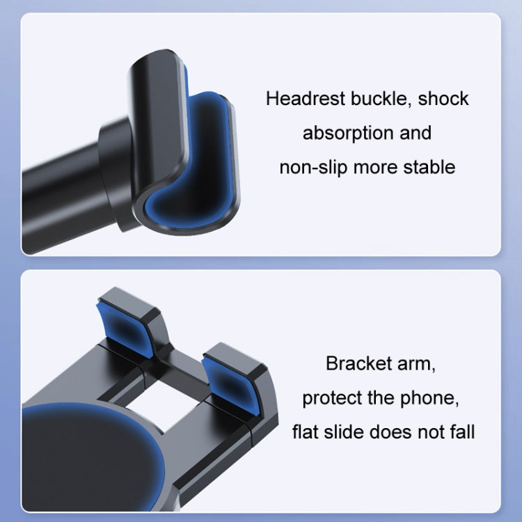 Car Seat Backrest Mobile Phone Tablet Holder, A081+X159