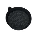 Car Bowl-shaped Non-slip Heat-insulating Double-ring Water Coaster, Black, Red, Gray, Pink, Blue, Yellow, White, Purple