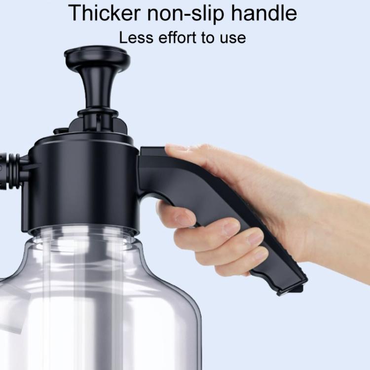 Handheld Home Car Wash Foam Sprayer High Pressure Side Opening PA Bottle, 2L
