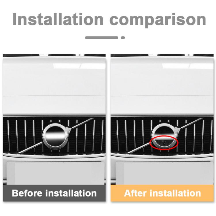 For Volvo Car Hollow Logo Universal Front View Camera, QS8122