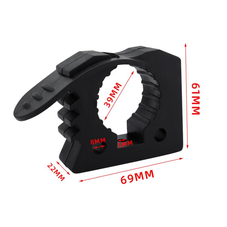 1pc Quick Installation Clamp Rubber Fixing Buckle For 3-4cm Pipe, 1pc, 2pcs, 4pcs