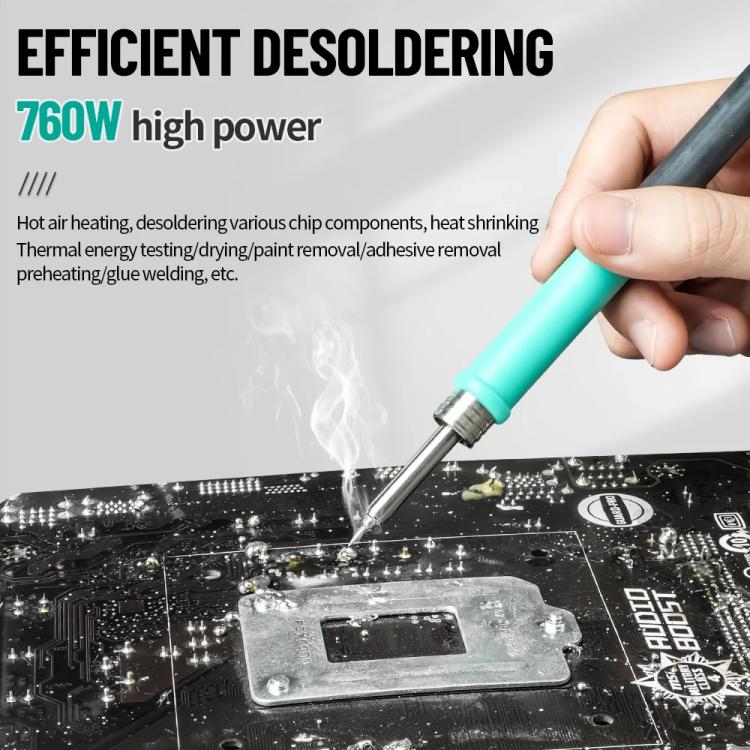 SUGON 212 2 In 1 Soldering Iron Dual Display Cell Phone Repair Hot Air Constant Temperature Soldering Station Combination Set, EU Plug, US Plug